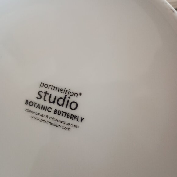 Portmeirion Botanic Garden Tea/Coffee Pot butterfly - Picture 5 of 6